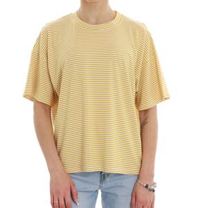 T-SHIRT A RIGHE GIALLO